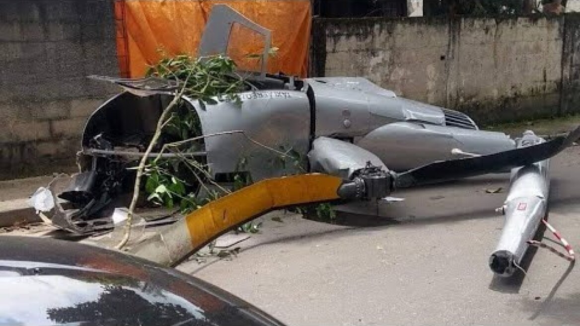 Helicóptero cai em Ubatuba-SP #2