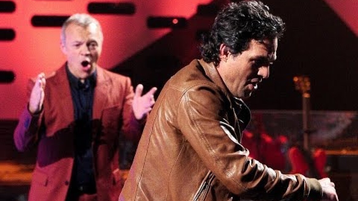 Mark Ruffalo unicycles - The Graham Norton Show - Series 15: Preview - BBC One