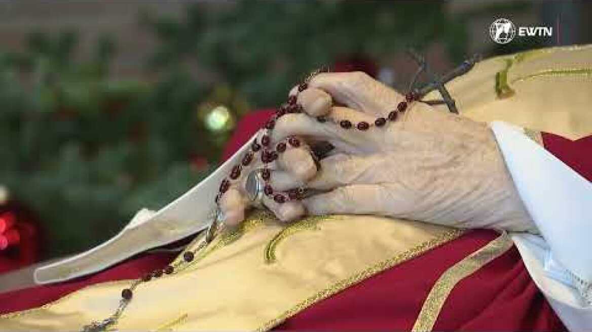 Vatican shares first video of Pope Emeritus Benedict XVI after his death