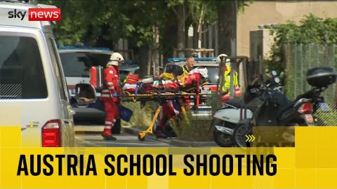 Nine dead and dozens injured in Austria school shooting, says Graz mayor
