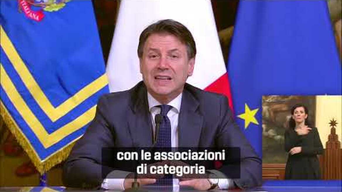 Dichiarazioni del Presidente Conte - 21/03/2020 | versione con sottotitoli |