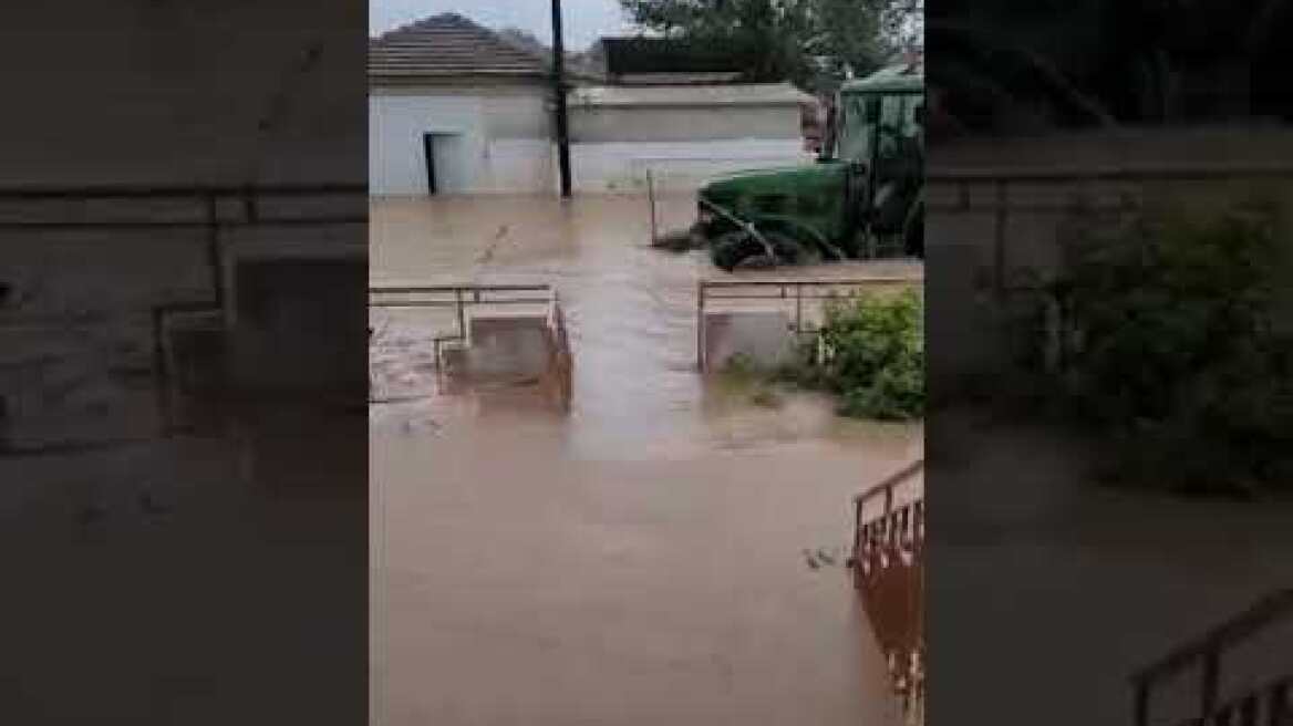 Πλημμύρες στο Σωτήριο Λάρισας