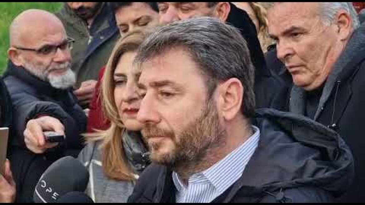 Δηλώσεις Νίκου Ανδρουλάκη για τη σύγκρουση τρένων στη Λάρισα