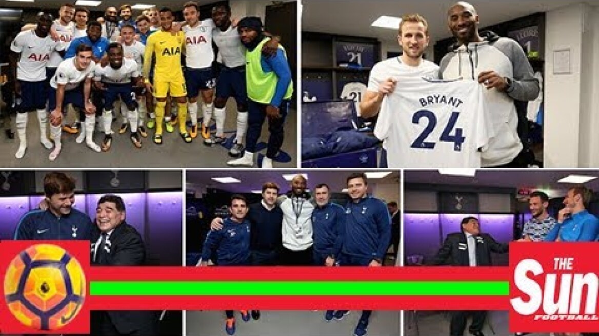 Tottenham 4-1 liverpool: maradona and kobe bryant watch on at wembley