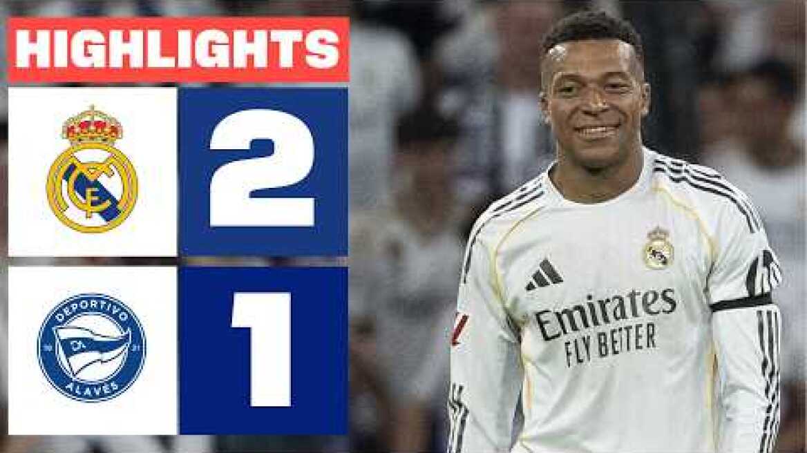REAL MADRID 2 - 1 DEPORTIVO ALAVÉS | RESUMEN LALIGA EA SPORTS