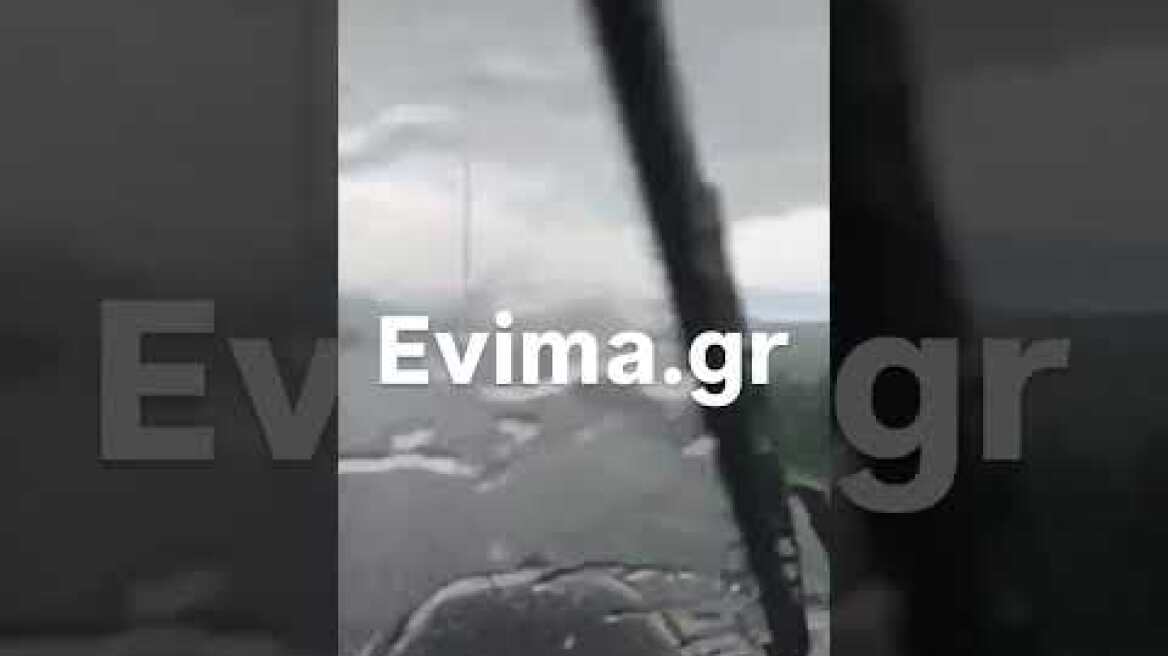 Χαλάζι στην Εύβοια