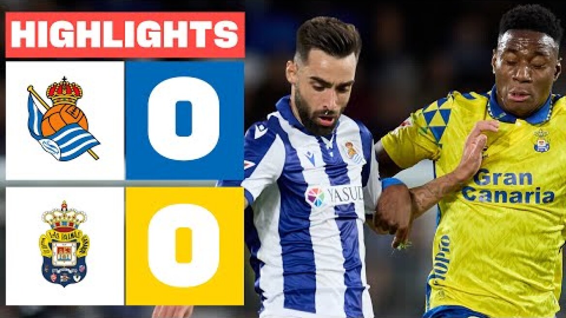 REAL SOCIEDAD 0 - 0 UD LAS PALMAS I RESUMEN LALIGA EA SPORTS