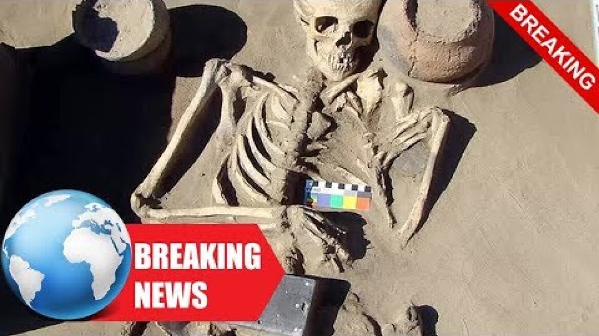 Archaeologists discover huge black gemstone jet belt buckle