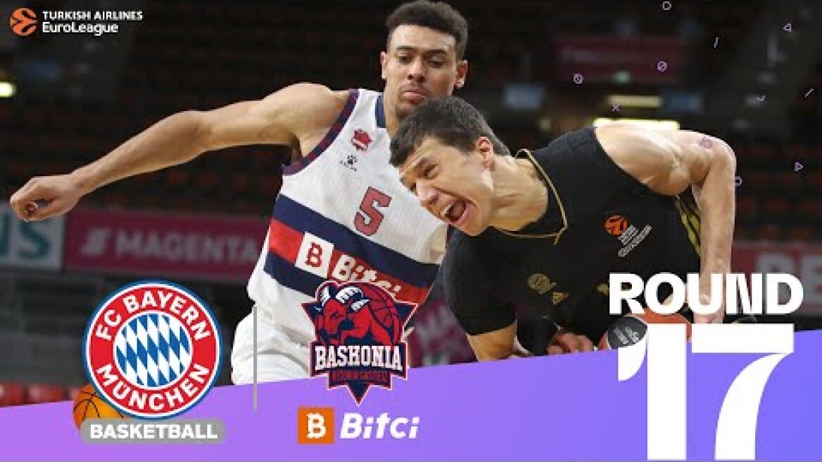 Baldwin's 30 points lead Baskonia in Munich! | Round 17, Highlights | Turkish Airlines EuroLeague
