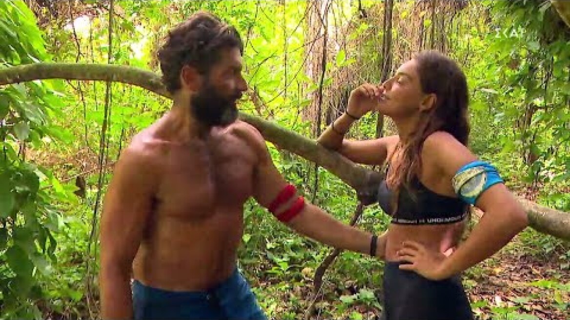 Ο Σπύρος και η Βρισηίδα ξεκαθαρίζουν κάποια πράγματα και έρχονται κοντά, ξανά! | Survivor