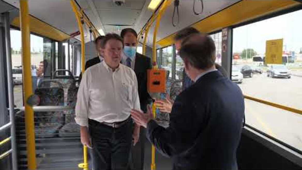 Ο Κ. Μητσοτάκης στο ΚΤΕΛ Μακεδονία