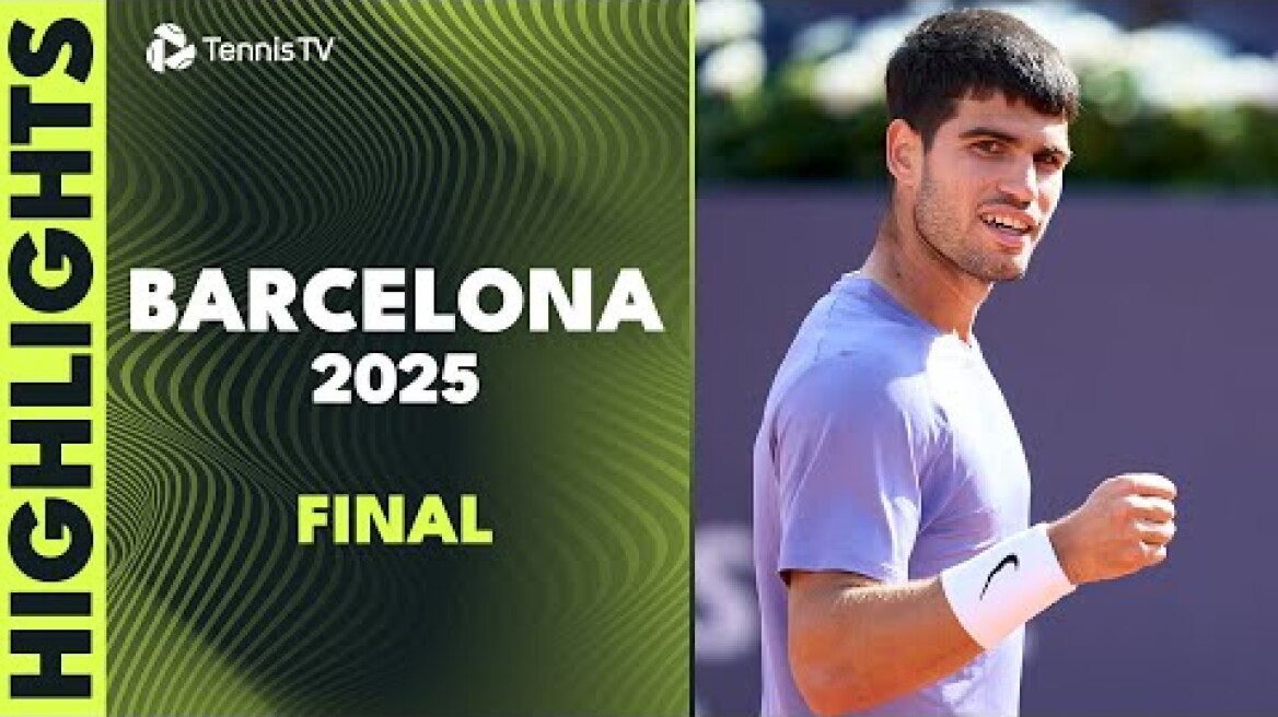Carlos Alcaraz vs Holger Rune For The Title! 🏆 | Barcelona 2025 Final Highlights