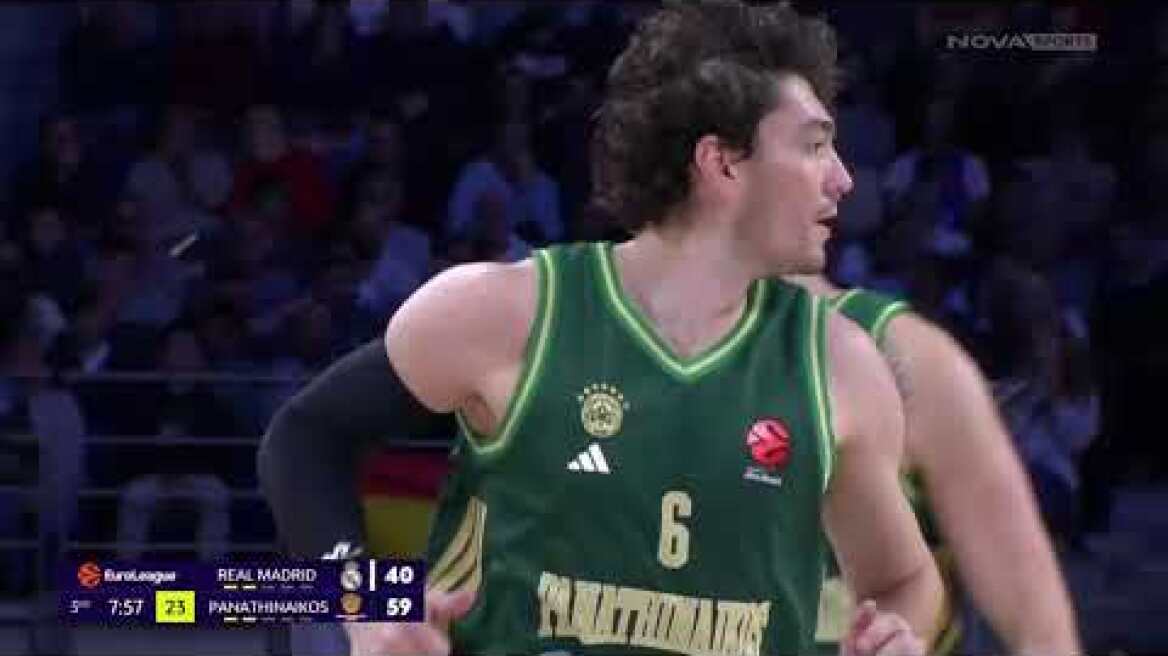 Euroleague: Βασιλιάς στη Μαδρίτη ο Παναθηναϊκός, έπιασε κορυφή ο Ερυθρός Αστέρας, ήττα για την Χαποέλ Ρεάλ Μαδρίτης - Παναθηναϊκός: 77-87 (MD 11, 13/11/2025)