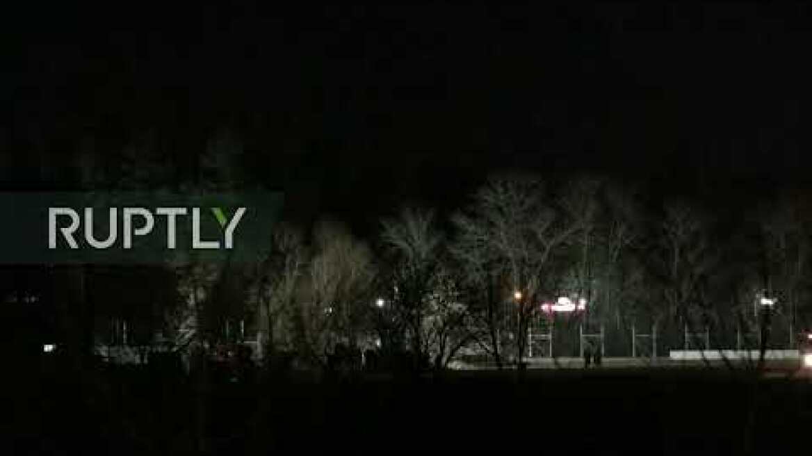 Tensions rise on Greek side of border with Turkey as migrants remain stranded