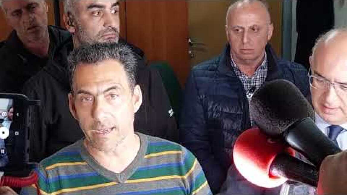 Ο υφυπουργός Μεταφορών Μιχάλης Παπαδόπουλος στο σταθμαρχειο  Λάρισας