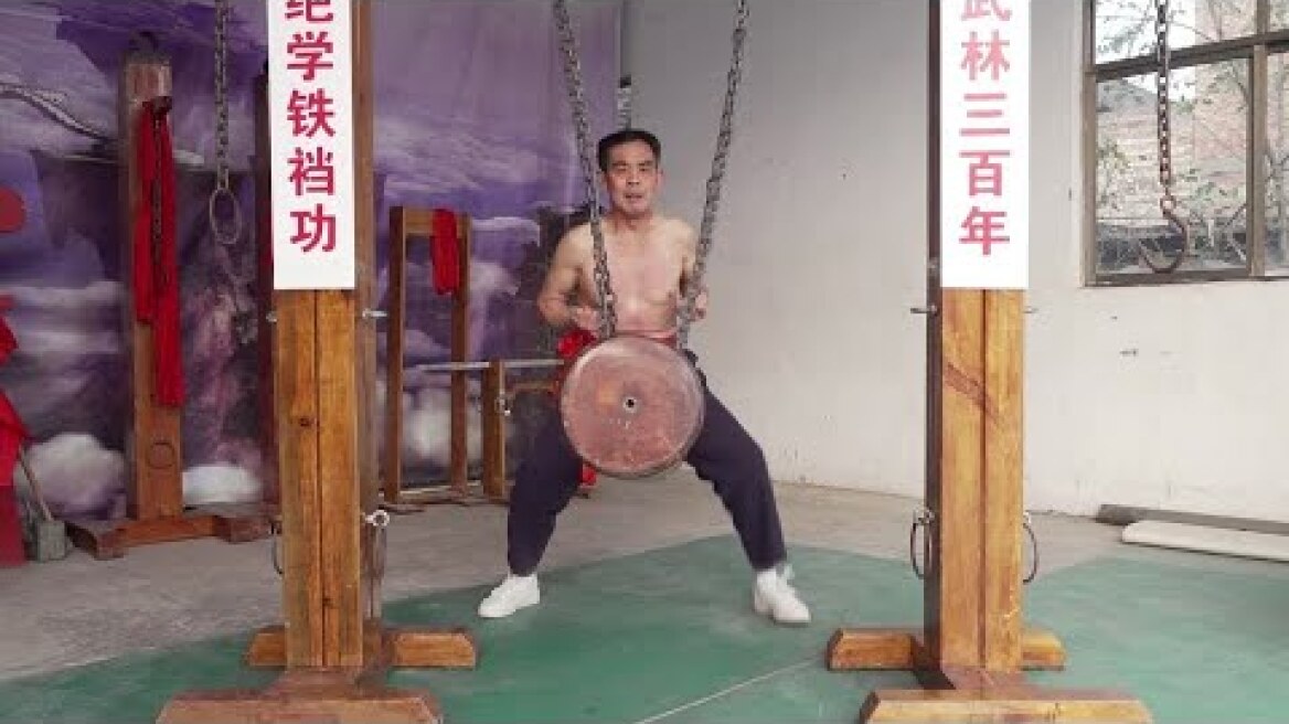 'Iron crotch' kung fu, a wince-inducing art