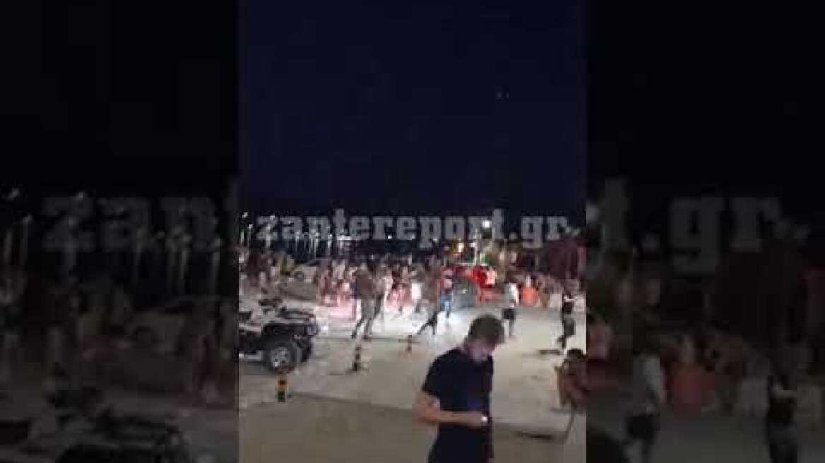 Λαγανάς. Συνωστισμός στην παραλία