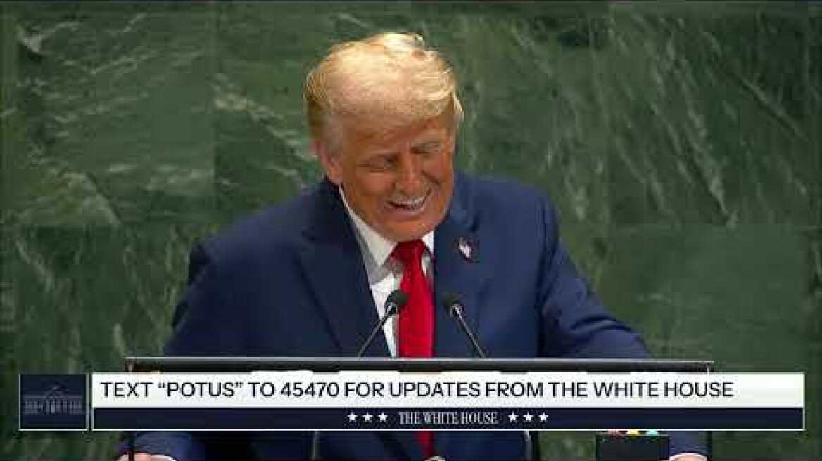 President Trump Delivers Remarks to the United Nations General Assembly
