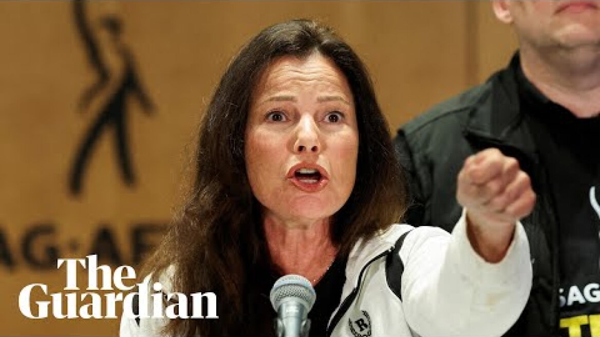 Fran Drescher delivers fiery speech against Hollywood studios as actors strike