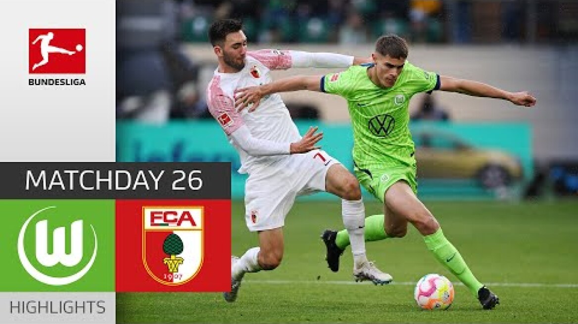 VfL Wolfsburg - FC Augsburg 1-2 | Highlights | Matchday 26 – Bundesliga 2022/23