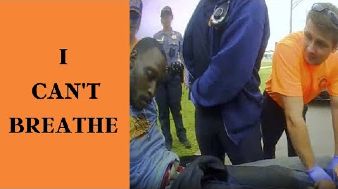 'I can't breathe,' Oklahoma man tells police before dying. 'I don't care,' officer responds.