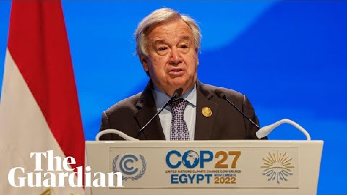 'Small confusion': UN chief starts reading wrong speech at Cop27