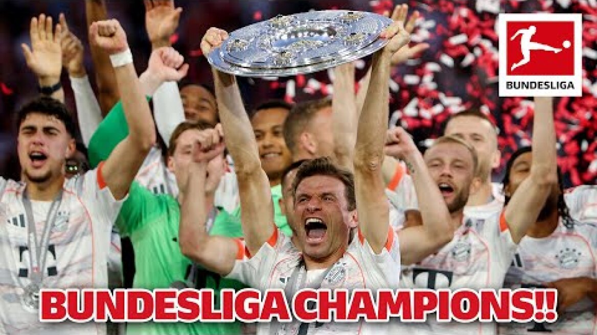 Bayern Lifts The Trophy! 🏆