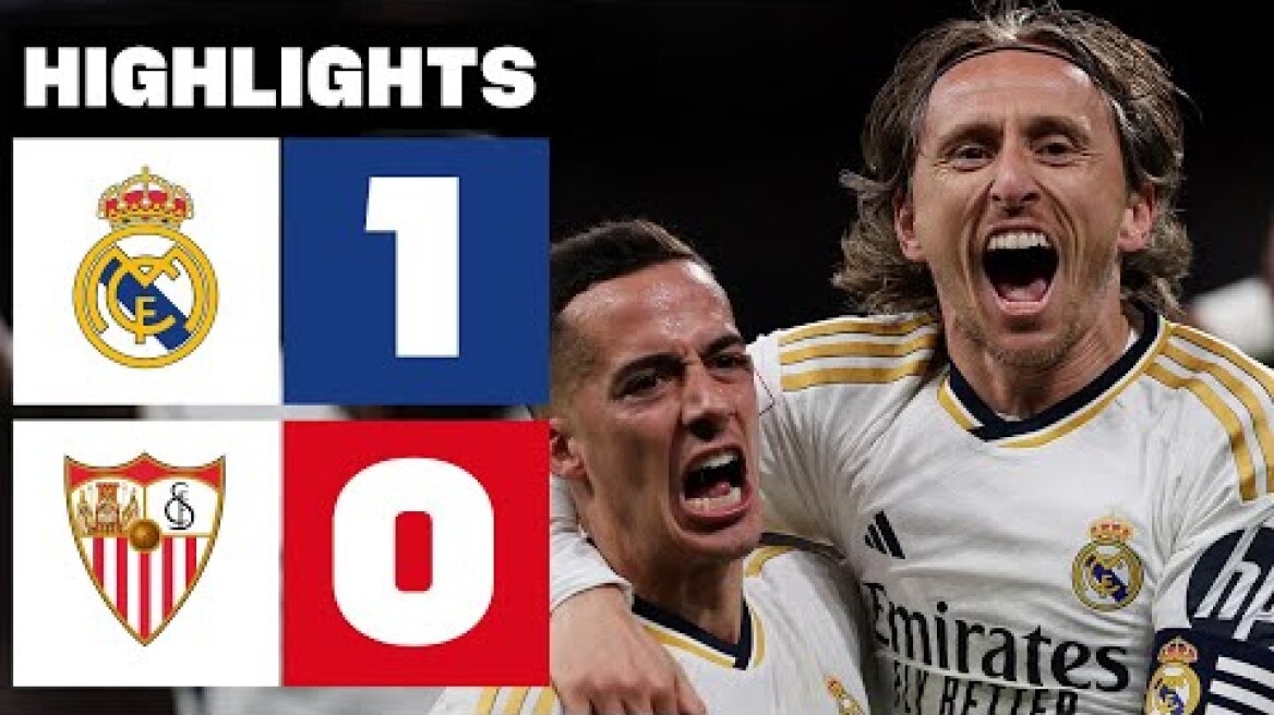 REAL MADRID 1 - 0 SEVILLA FC | RESUMEN LALIGA EA SPORTS