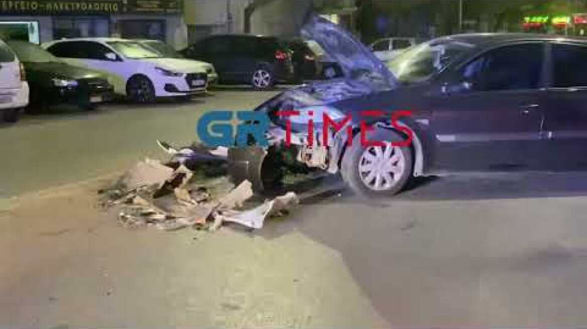 Τροχαίο ατύχημα στο κέντρο της Θεσσαλονίκης