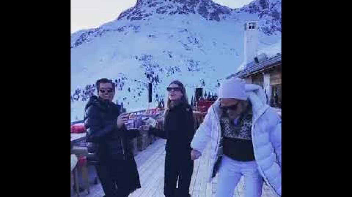 Η Ευγενία Νιάρχου στο Σεν Μόριτζ