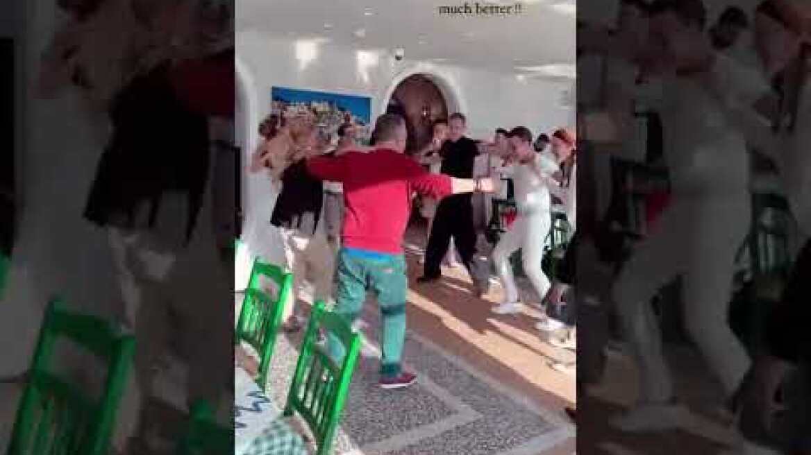 Η Μπέλα Χαντίντ χορεύει συρτάκι