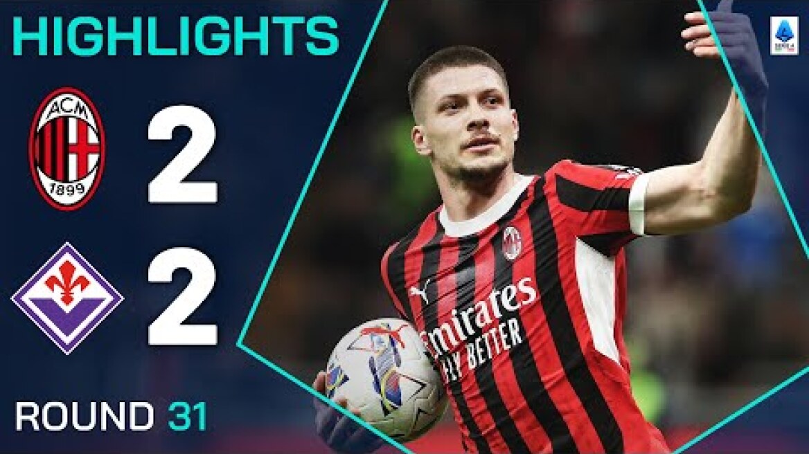 MILAN-FIORENTINA 2-2 | HIGHLIGHTS | Milan Fight Back From Two Down To Draw | Serie A 2024/25