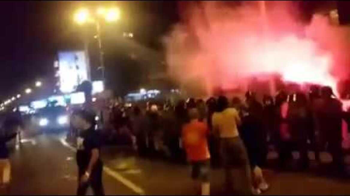 POLICE BRUTALITY Macedonia Name Change Protests - Skopje June 17, 2018