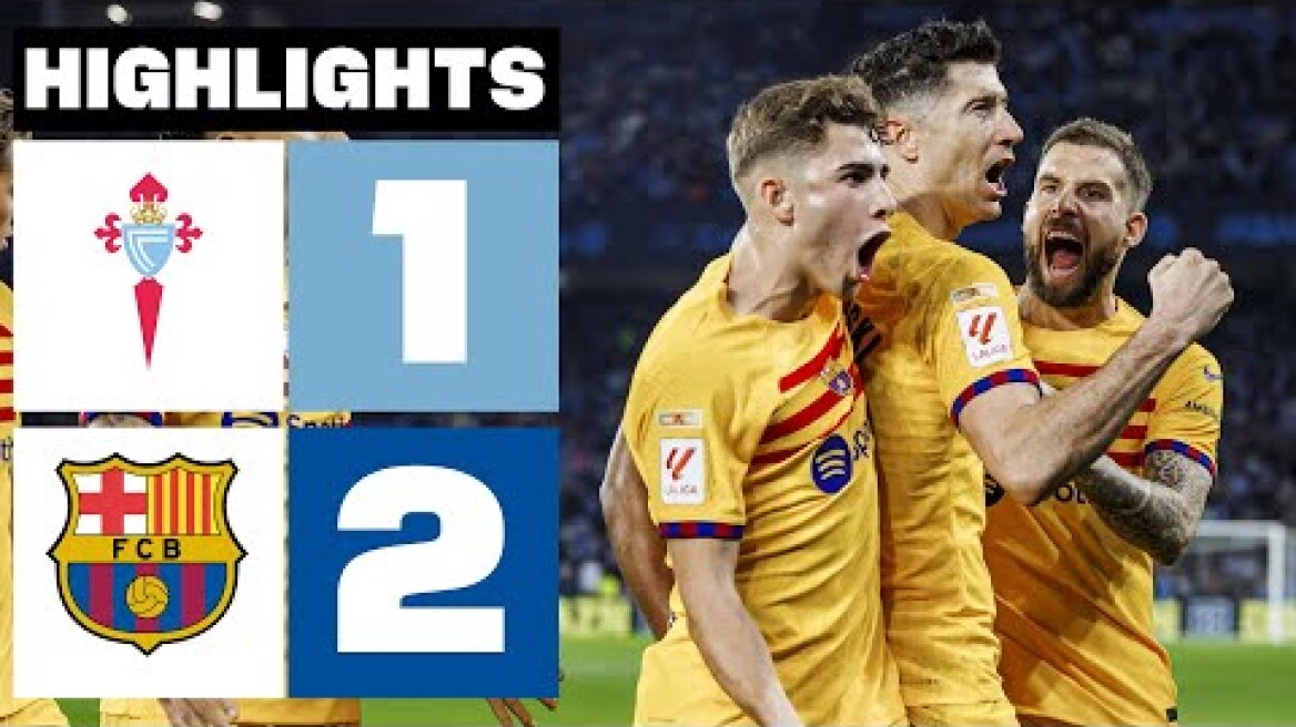 RC CELTA 1 - 2 FC BARCELONA | RESUMEN LALIGA EA SPORTS