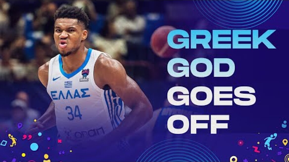 Giannis ANTETOKOUNMPO 🇬🇷 | 41 PTS / 9 REB / 2 AST | Full Highlights vs. Ukraine