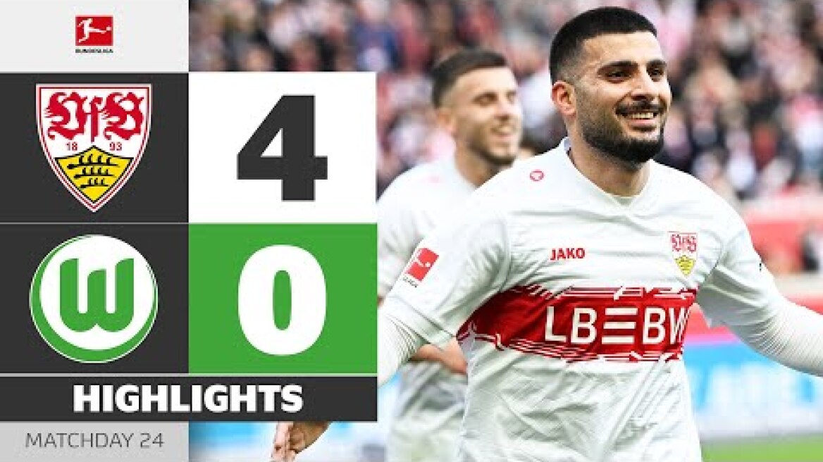 Magical Win For Stuttgart! | VFB STUTTGART - VFL WOLFSBURG | Highlights | Matchday 24 – Bundesliga