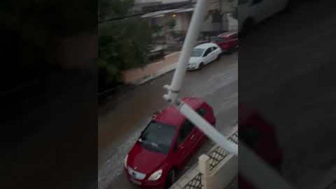 Χαλαζόπτωση στην Αθήνα (2)