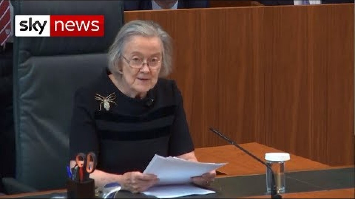 Supreme Court gives its ruling on the legality of suspending parliament