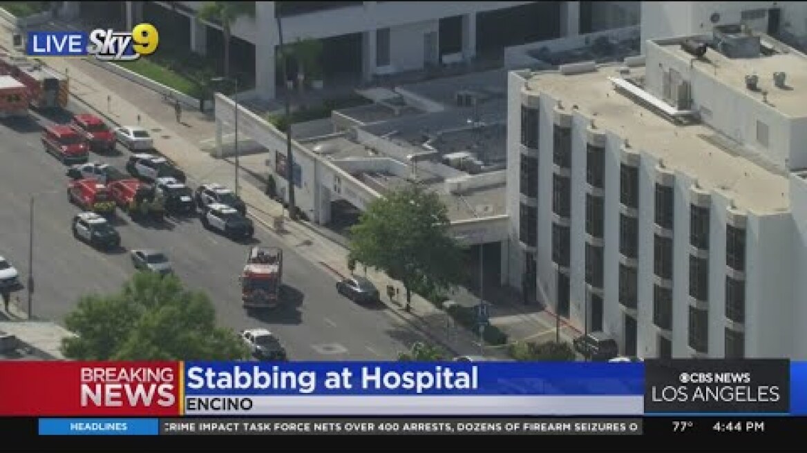 3 people transported after stabbing at Encino hospital