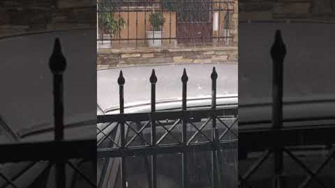 Καταιγίδα Λάρισα 18/7/21