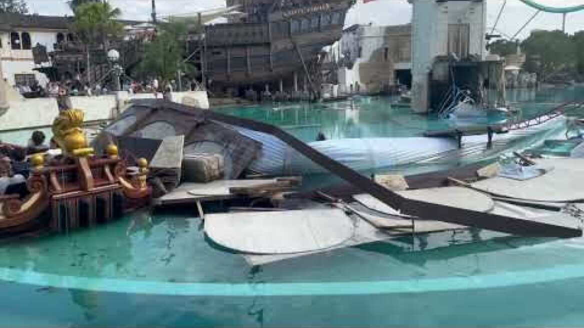 Bizar ongeluk in Europa-Park: podium van duikshow stort in