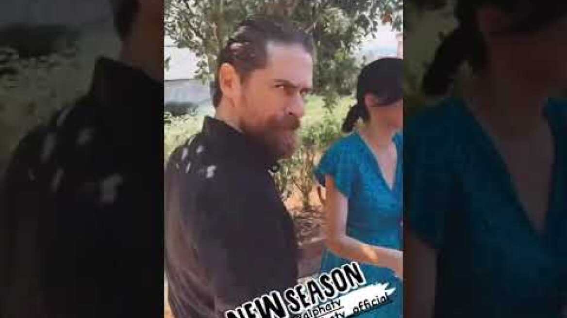 Ο Ορφέας Αυγουστίδης στα γυρίσματα της δεύτερης σεζόν του «Σασμού»