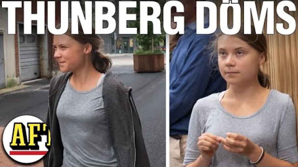 Greta Thunberg döms – hör hennes ord efter domen