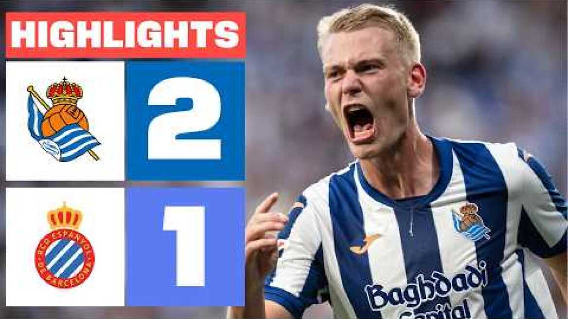 REAL SOCIEDAD 2 - 1 RCD ESPANYOL | RESUMEN LALIGA EA SPORTS