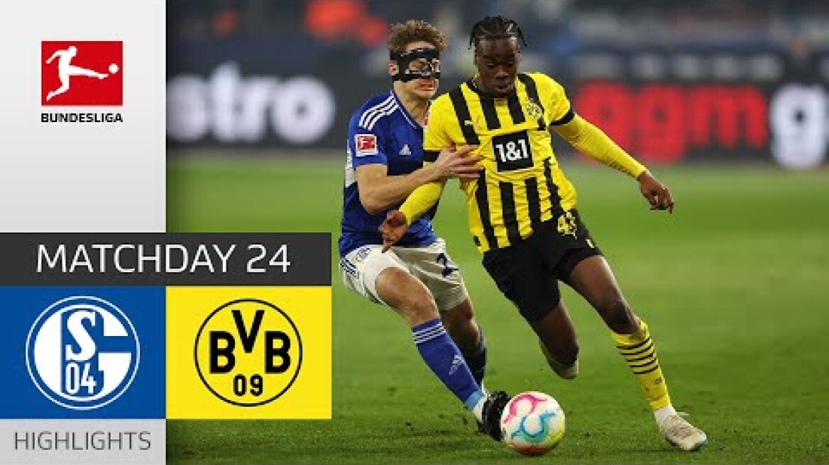 Schalke Comes Back Twice! | Schalke - Dortmund 2-2 | Highlights | Matchday 24 – Bundesliga 22/23