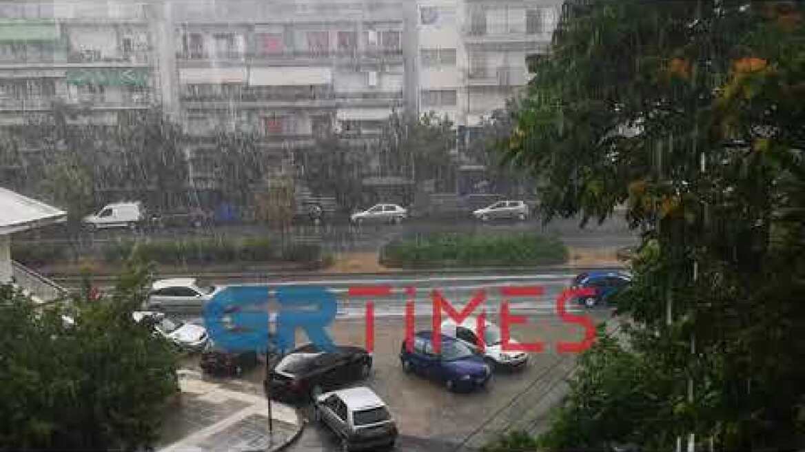 Καταιγίδα στη Θεσσαλονίκη