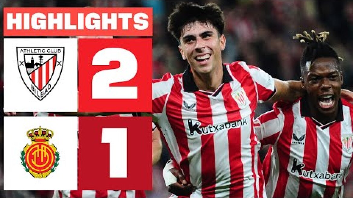 ATHLETIC CLUB 2 - 1 RCD MALLORCA | RESUMEN LALIGA EA SPORTS