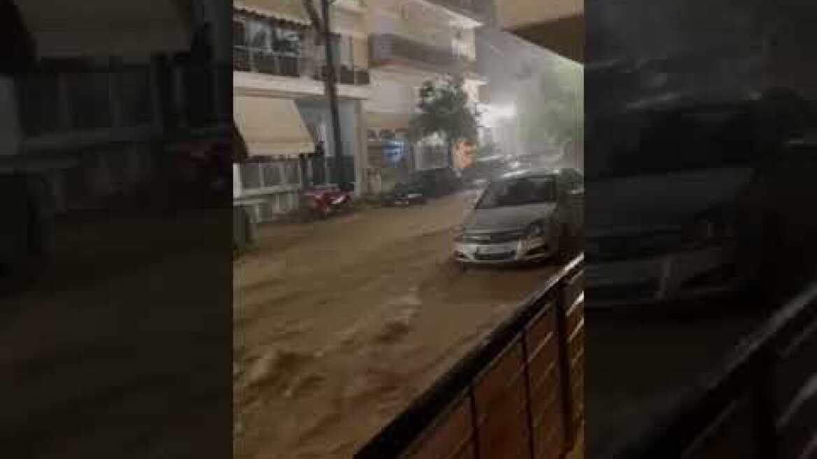 Κακοκαιρία «Elias» - Πλημμύρες στον Βόλο