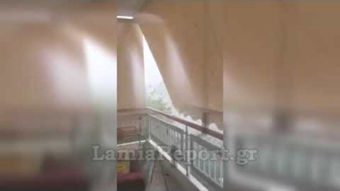 LamiaReport.gr: Σφοδρή καταιγίδα στη Ν. Μαγνησία