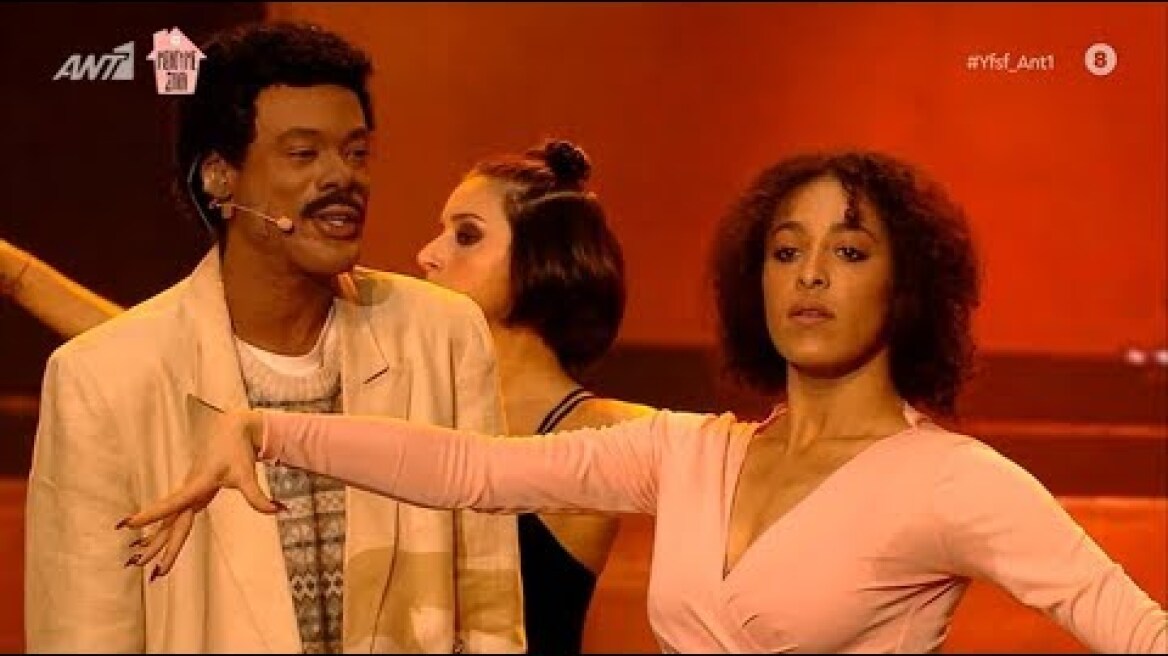 Ο Στέφανος Μουαγκιέ ως Lionel Richie (Your Face Sounds Familiar 6: 6ο Live - 22.03.2020)